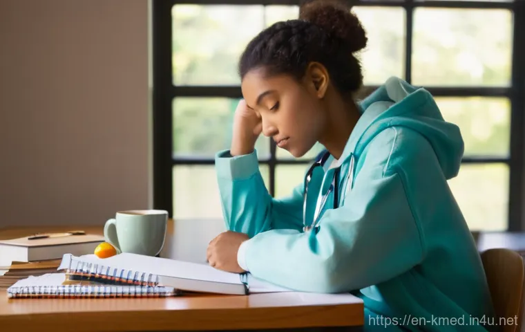 한의사 전문 분야 선택 과정 - **Prompt:** A diverse, young medical student, possibly in their early 20s, is seated at a well-organ...